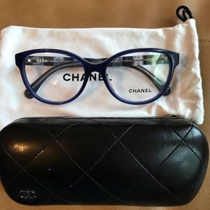 Authentic Chanel eyeglasses, prescription friendly